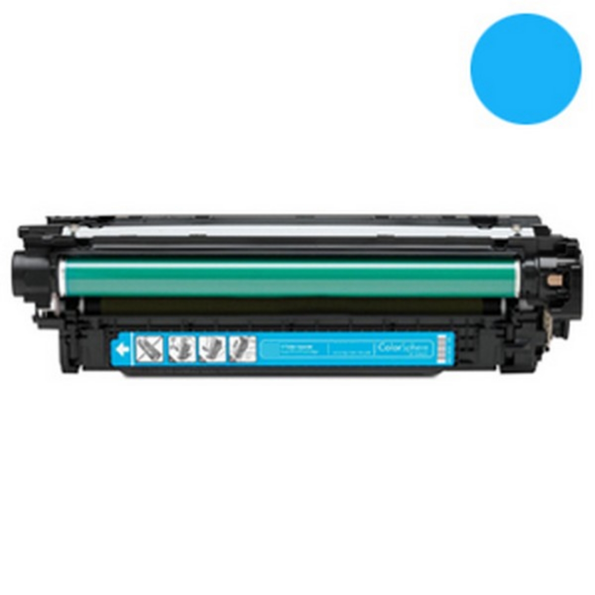 Picture of Expression compatible CE401A (HP 507A) Cyan Toner Cartridge (7000 Yield)