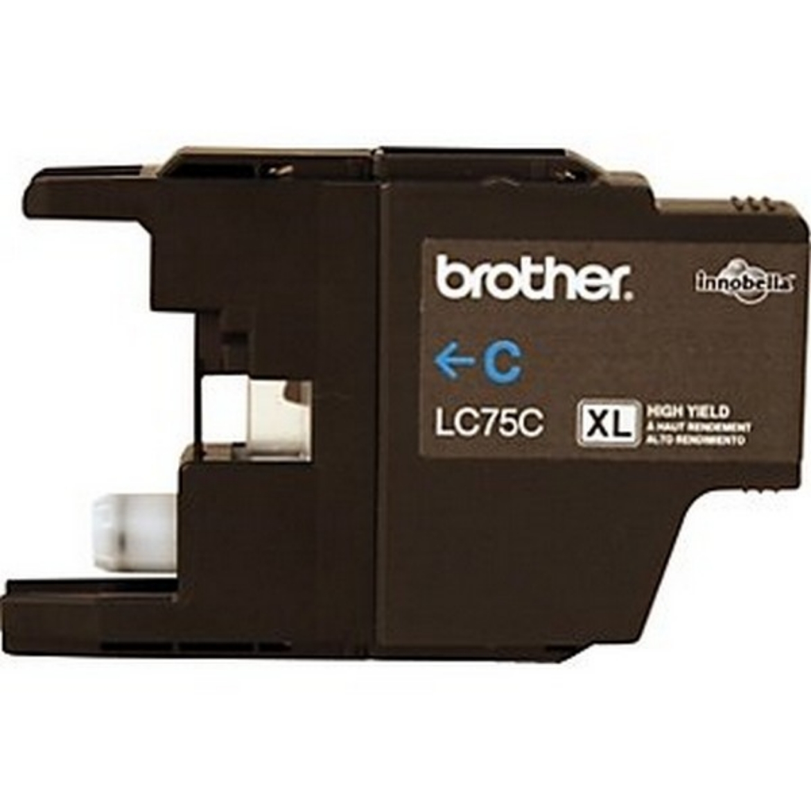 Picture of Brother LC75C High Yield Cyan Ink Cartridge (600 Yield)